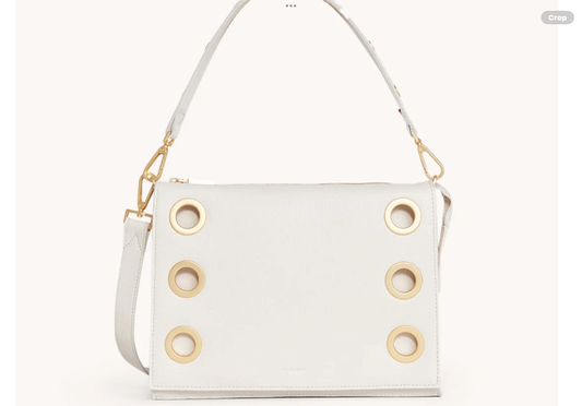Hammit Montana Clutch Lg Calla Lily White
