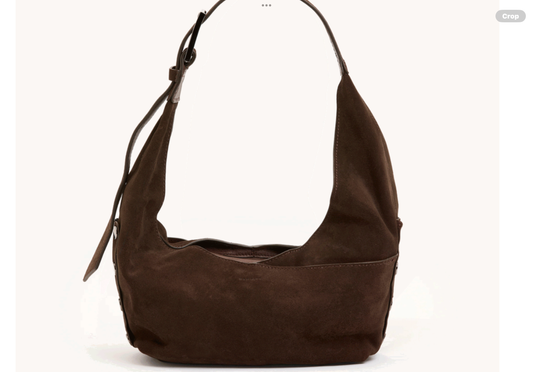 Tom Zip Med Belted Suede