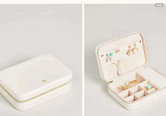 Spartina XL Jewelry Travel Case Pearl