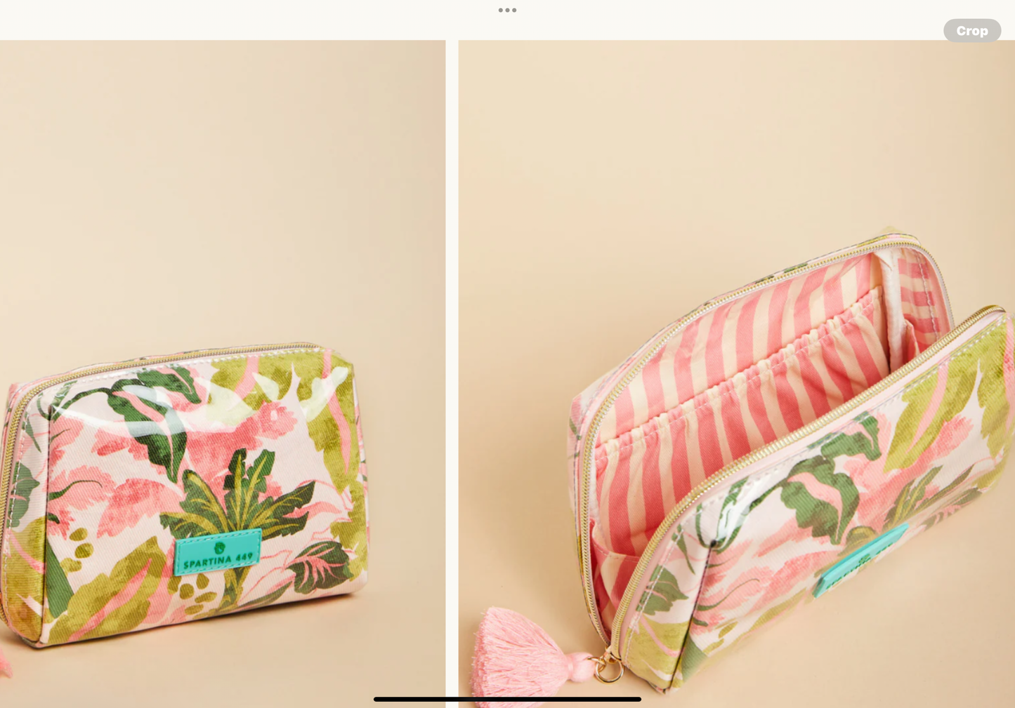 Spartina Cosmetic Pouch Palm Paradise