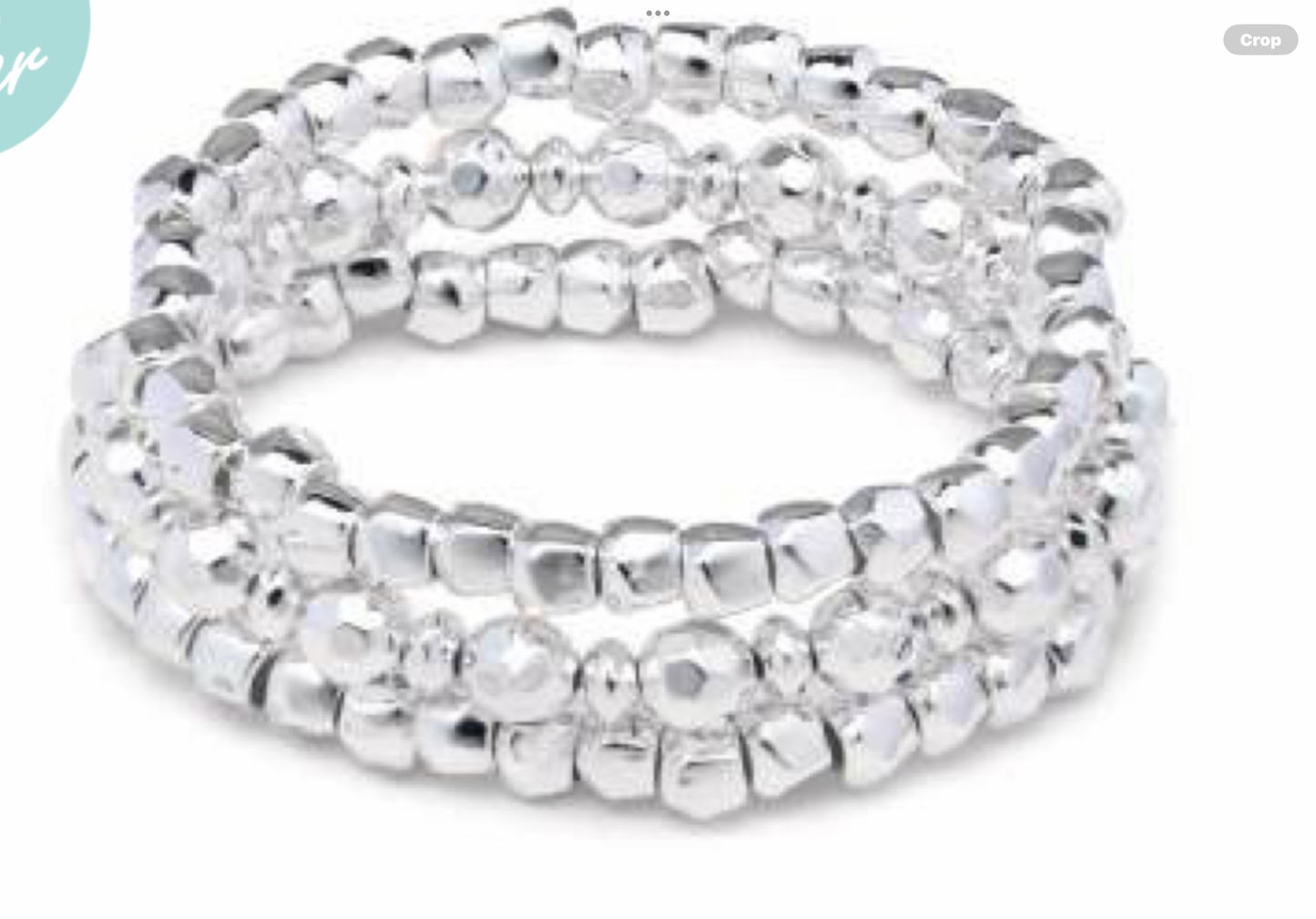 Leslie Curtis Alisa Silver Beads Bracelet