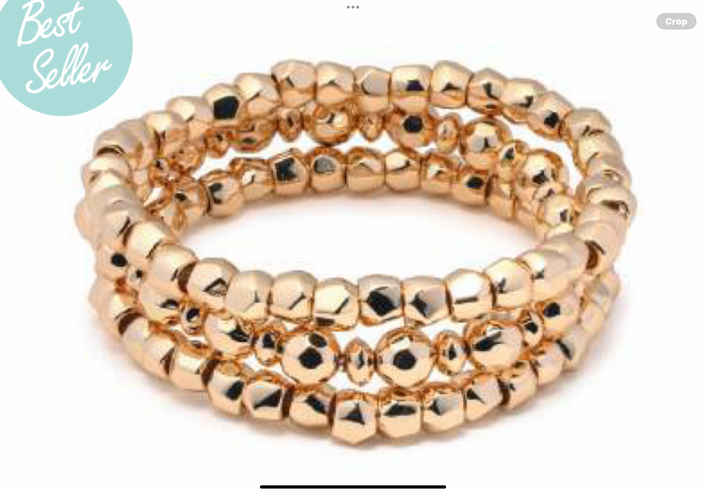 Leslie Curtis Alisa Gold Beads Bracelet