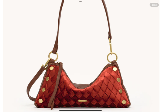 Hammitt Kyle Small Monarch Velvet/Antique Gold