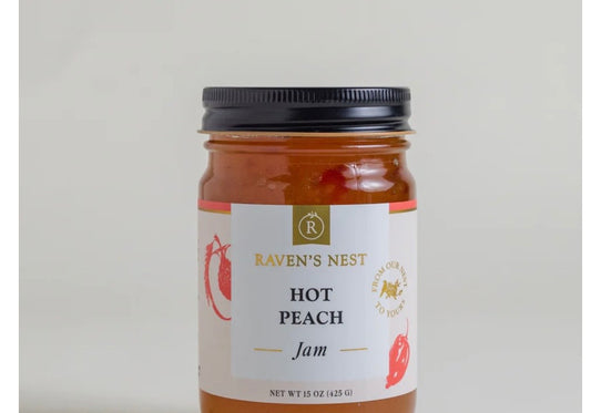 Raven’s Nest Hot Peach Jam