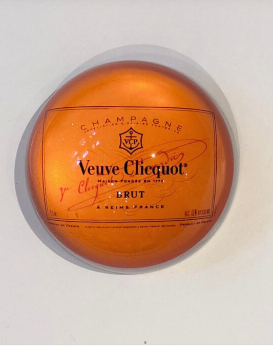 Orange Champagne Paperweight