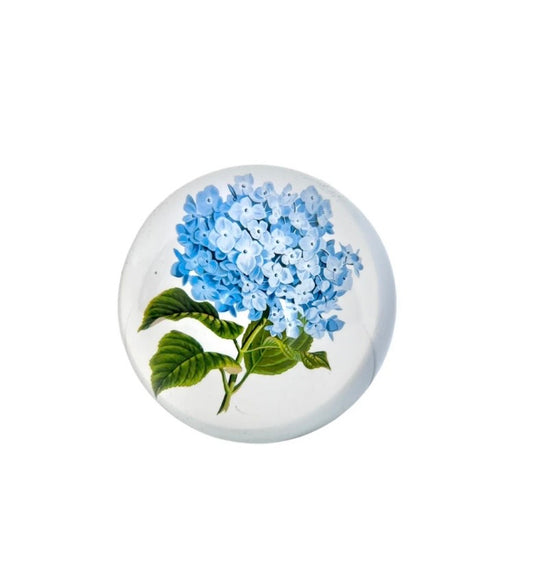 Blue Hydrangeas Paperweight