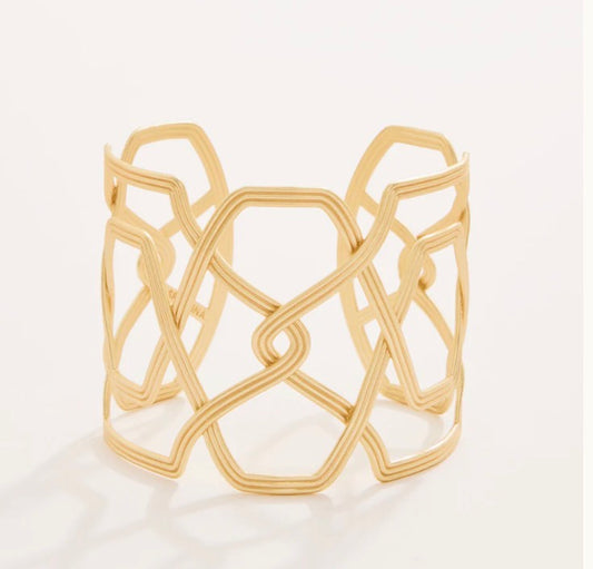 Spartina Trellis Cuff Gold