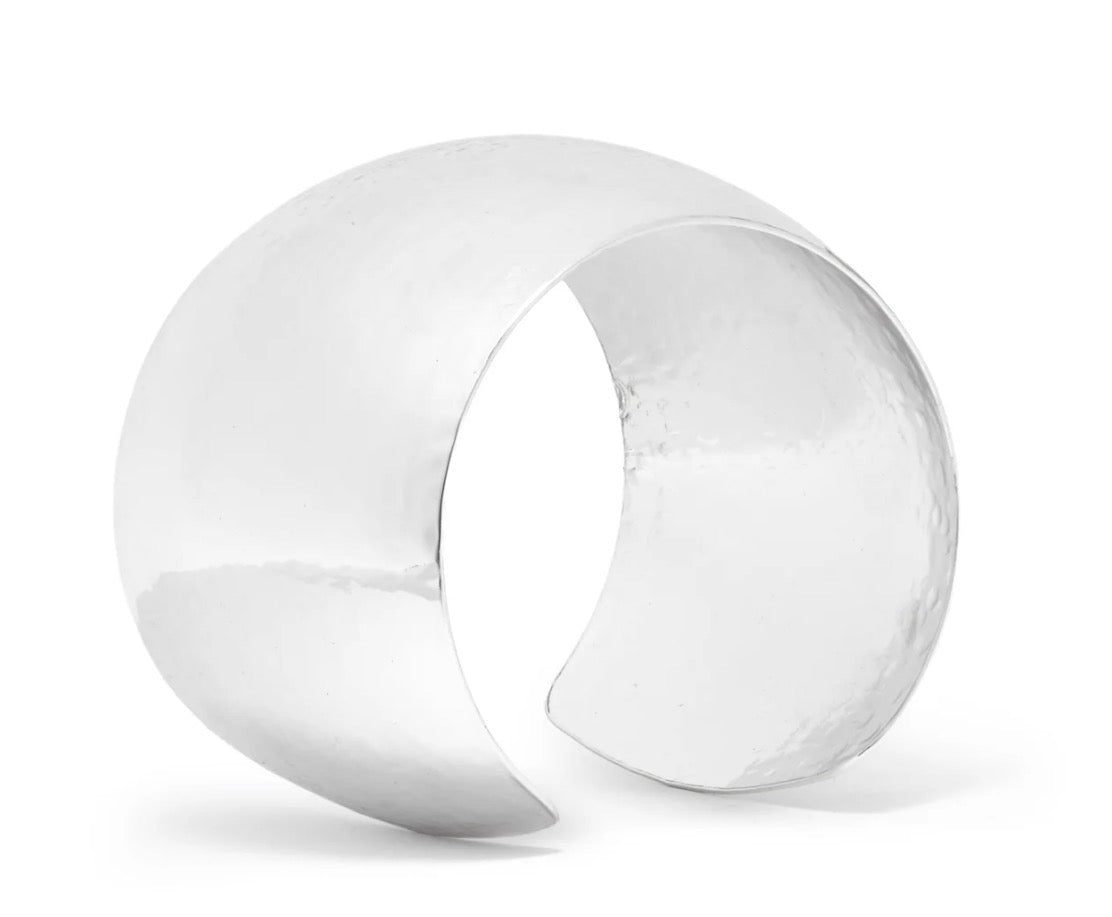 Leslie Curtis Veronica Silver Hammered Cuff