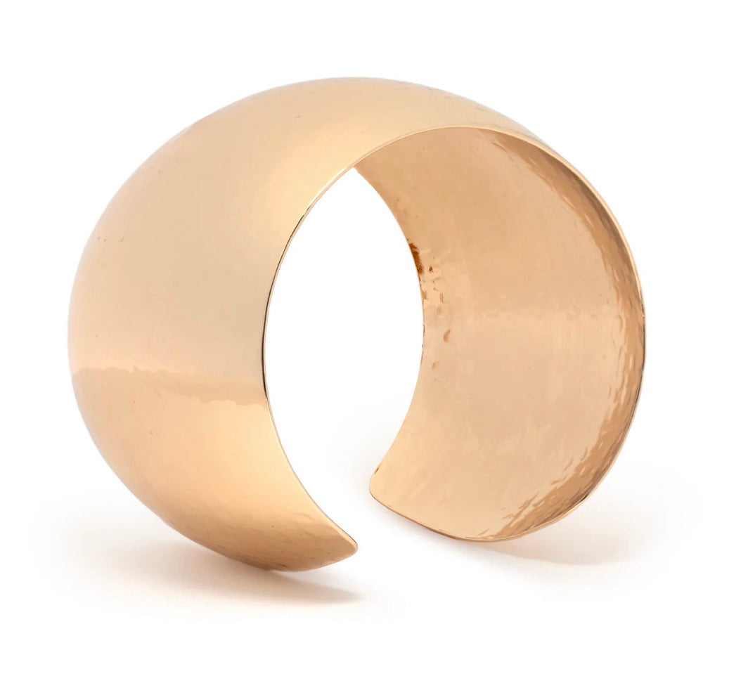 Leslie Curtis Veronica  Bracelet Gold Hammered Cuff