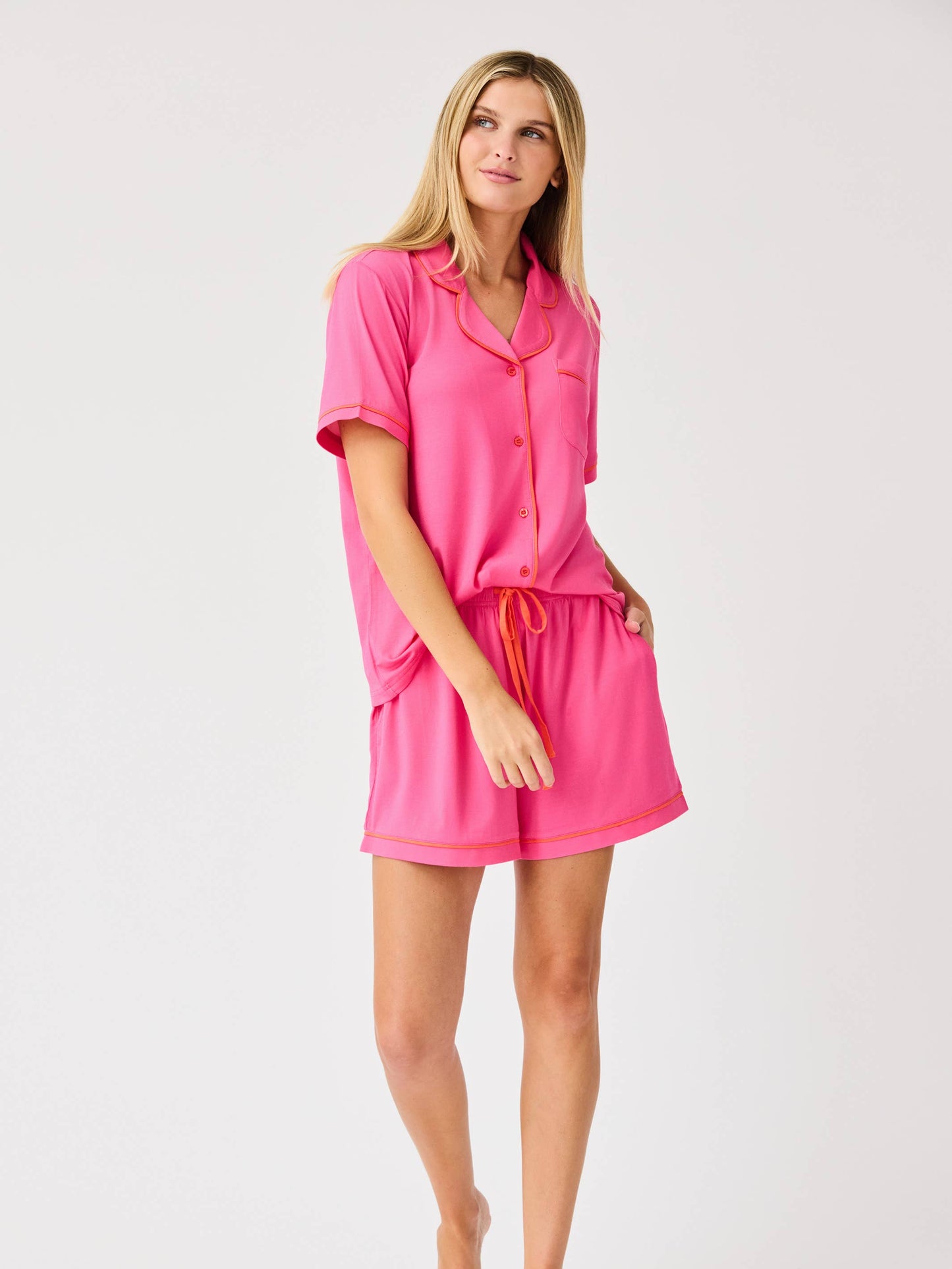 Women's Charlotte Pajama Shorts | Pink :