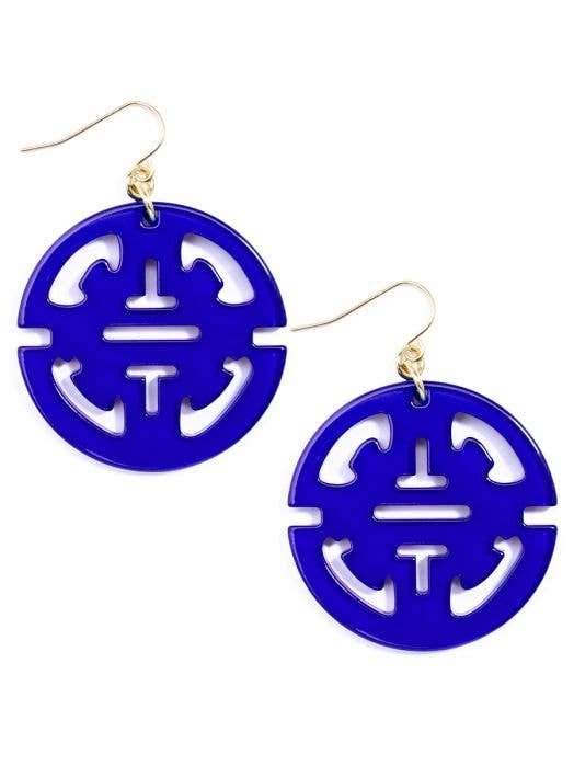 Traveling Resin Drop Earring: Brown