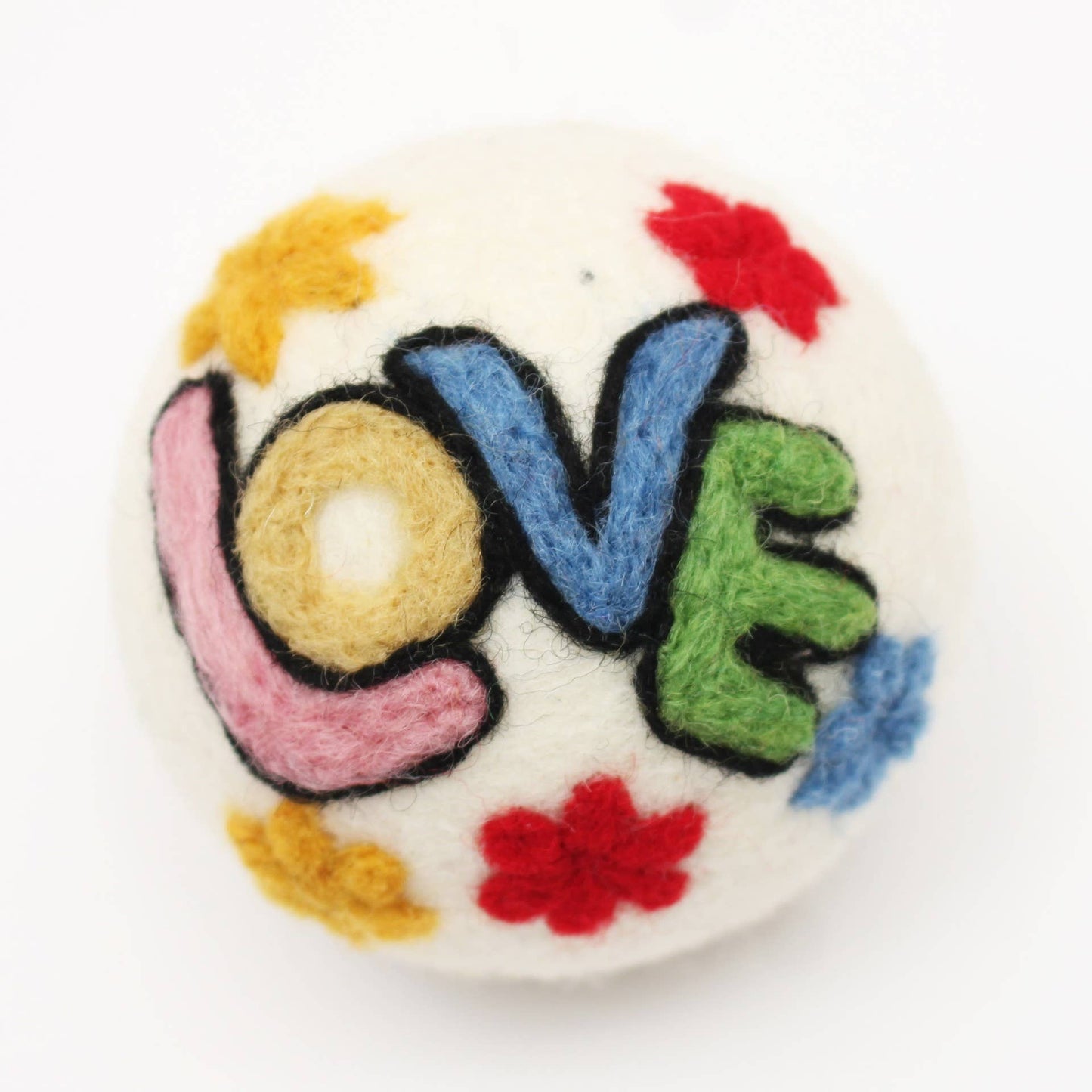 Hippie Collection: Eco Wool Dryer Balls Fair Trade: Orange Hippie Bus