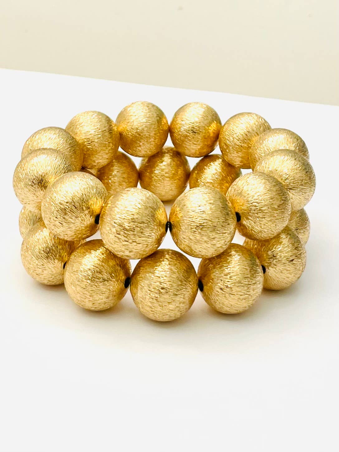 Big Ball Bracelet - Brushed Gold