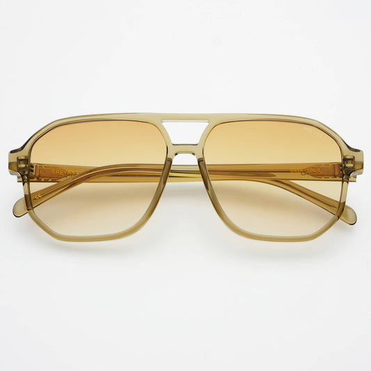 Billie ( NEW ) Unisex Aviator Sunglasses : Olive