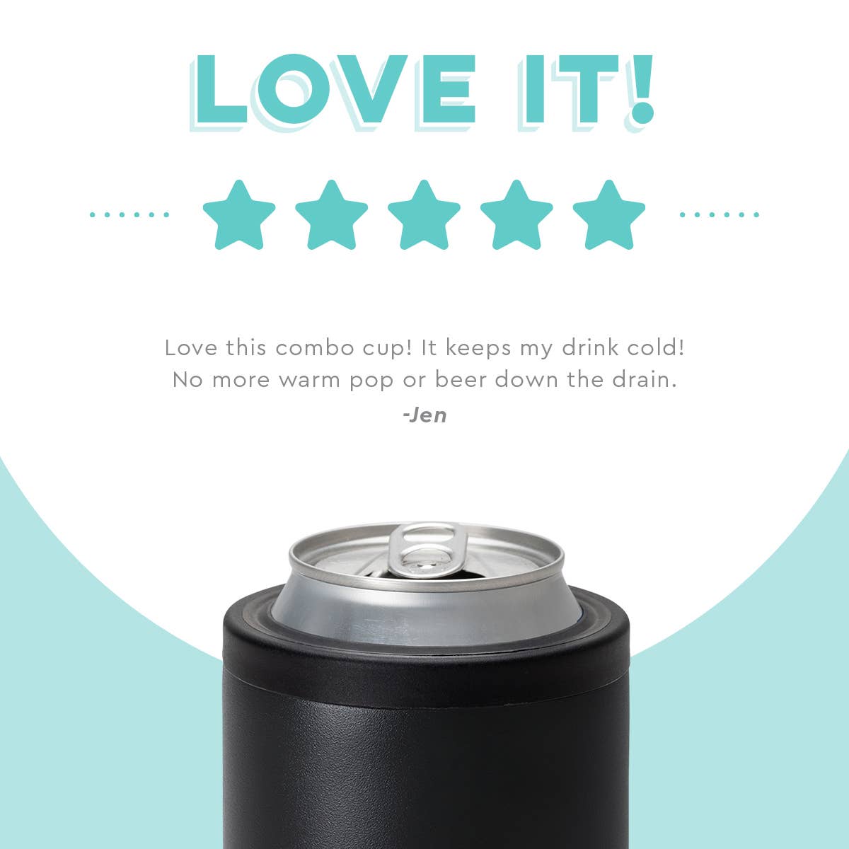 Swig - Black Can + Bottle Cooler (12oz)
