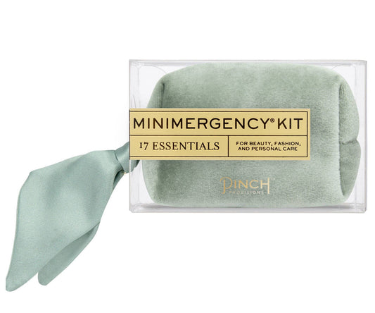 Velvet Scarf Minimergency Kit: Sage
