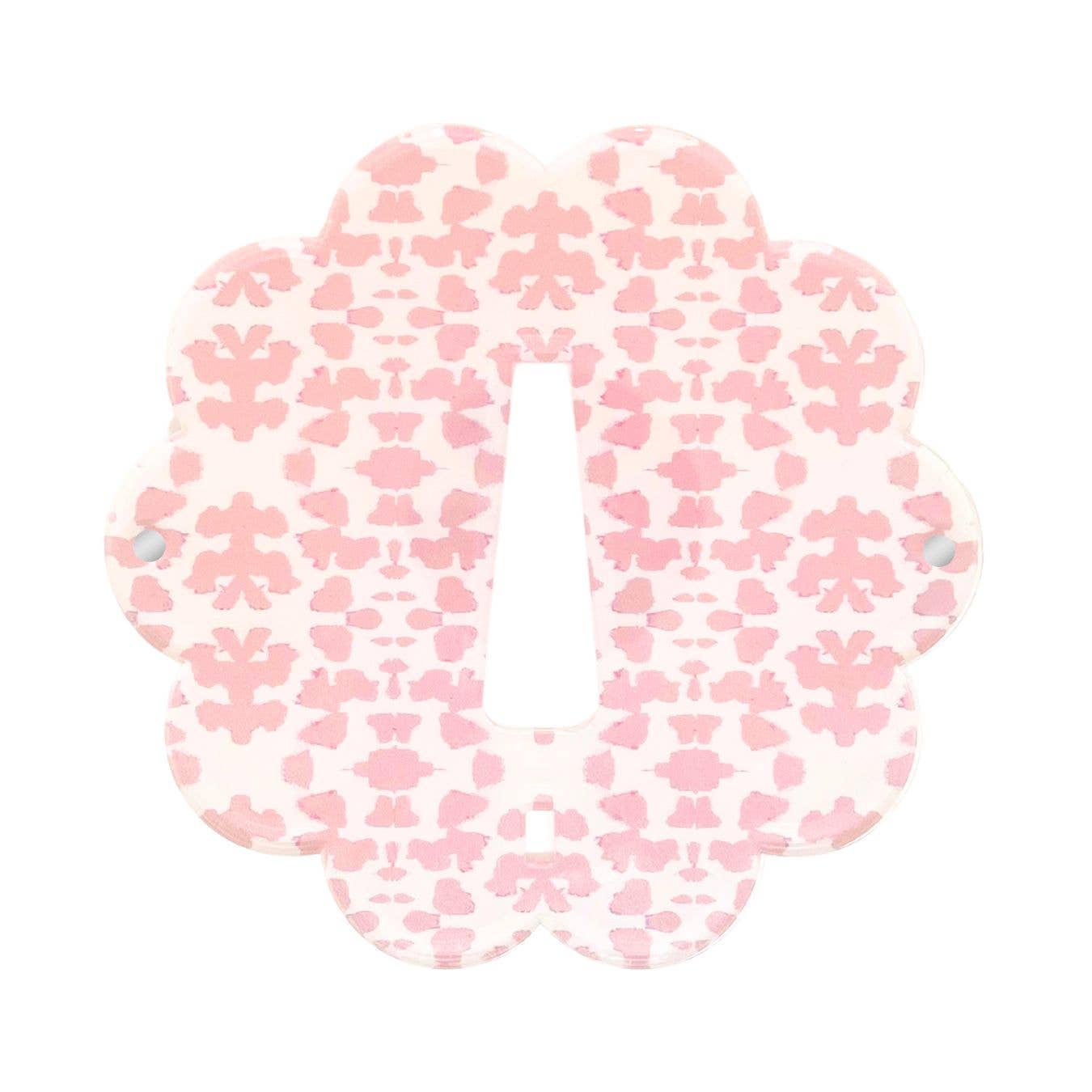 Chintz Rose Acrylic Round Picture Frame: One Size