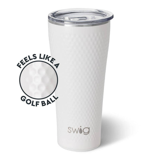 Swig - White Golf Ball Tumbler (32oz)