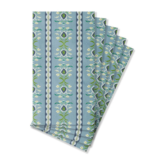 Rosemary Stripe French Blue Guest Towels: One Size