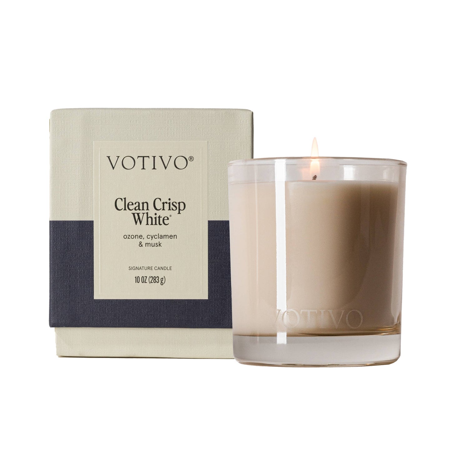 Votivo Signature Candle Clean Crisp White 10 oz