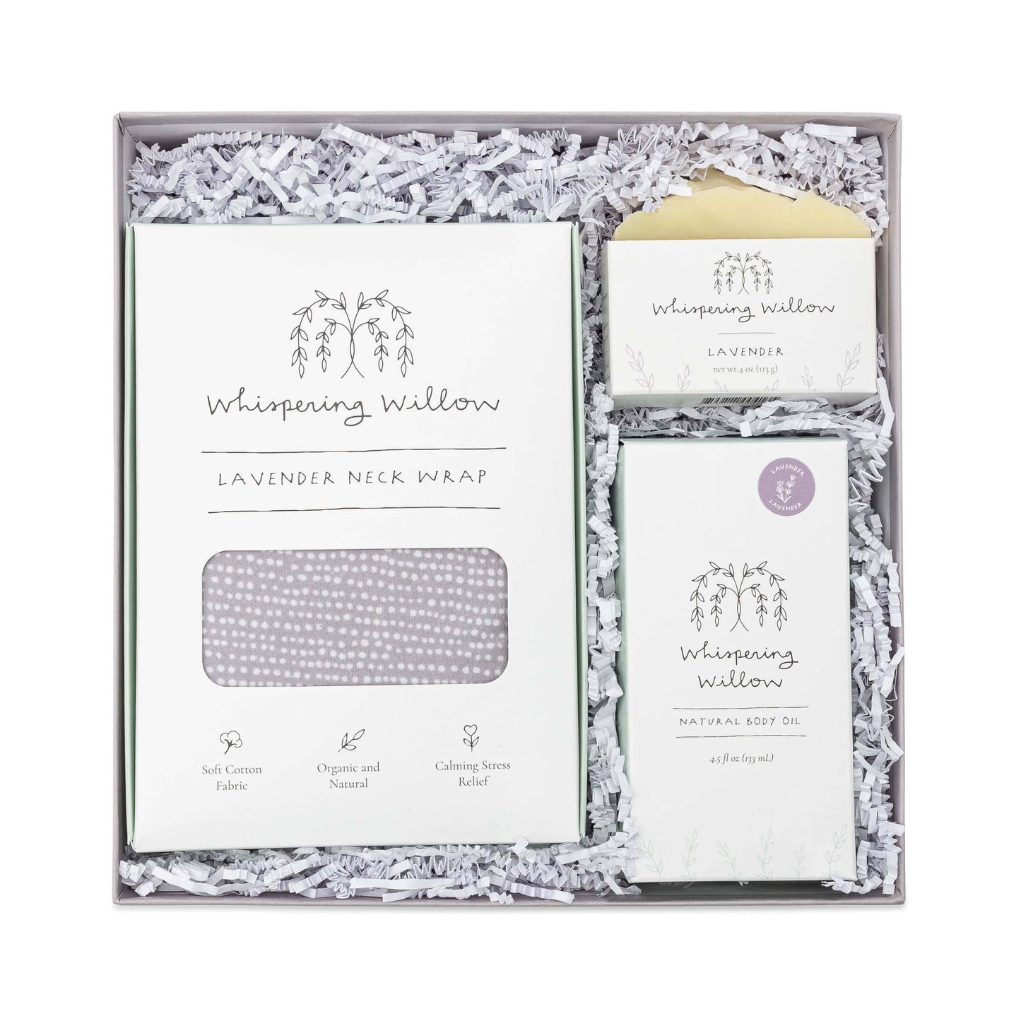 Whispering Willow Rest & Renew Gift Set: Lavender