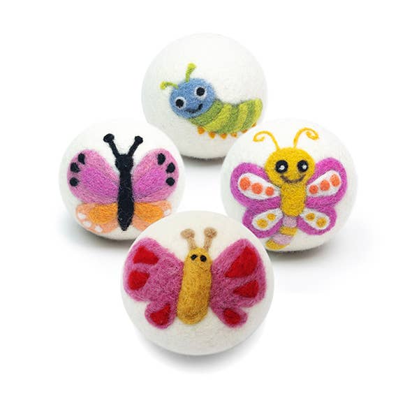 Bugs: Eco Wool Dryer Balls Fair Trade: Caterpillar