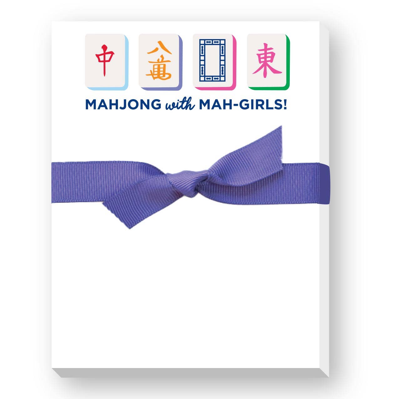 MAHJONG WITH MAH-GIRLS MINI NOTEPAD