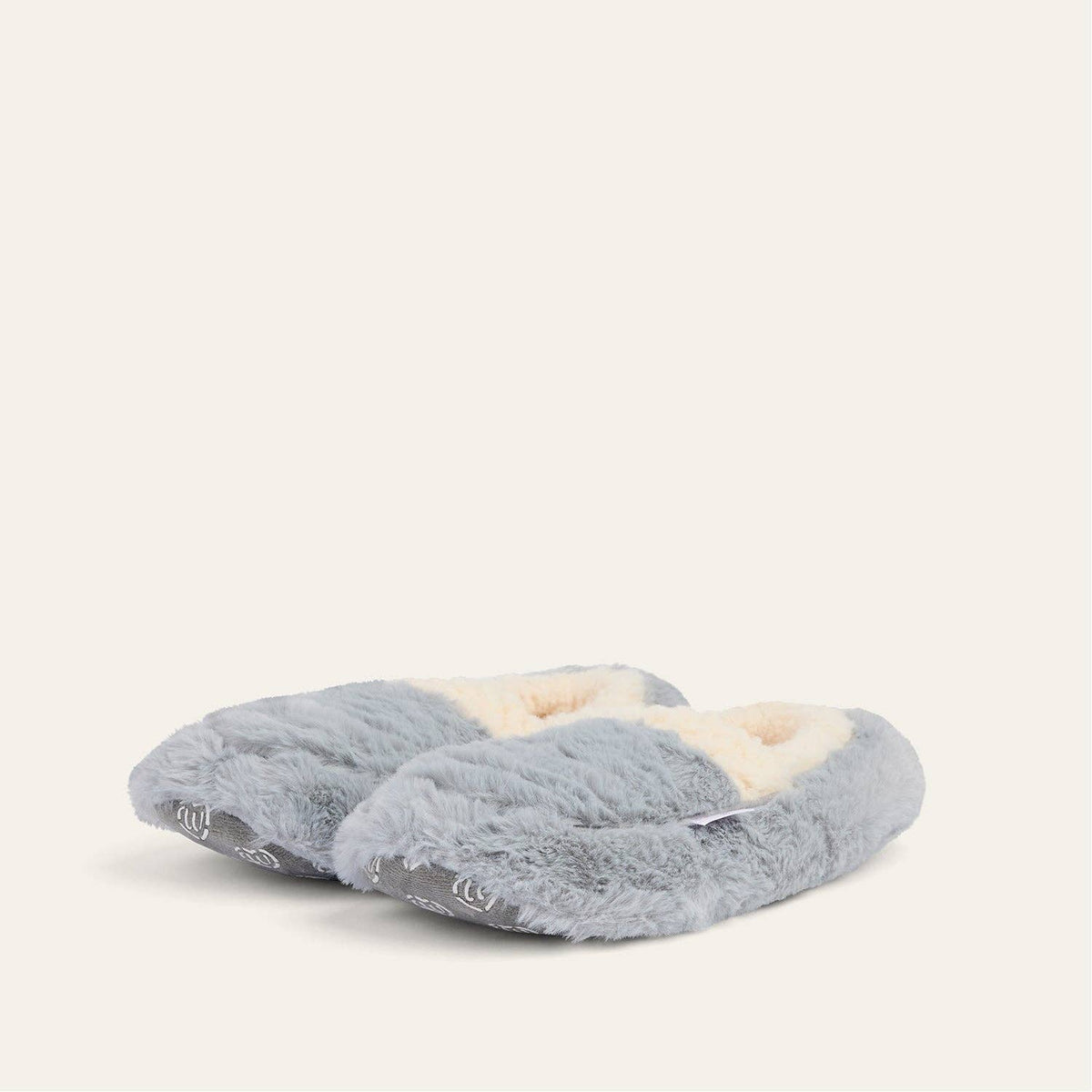 Warmies - Lavender Scented Plush - Gifts - Fall - Sherpa Gray Warmies Slippers
