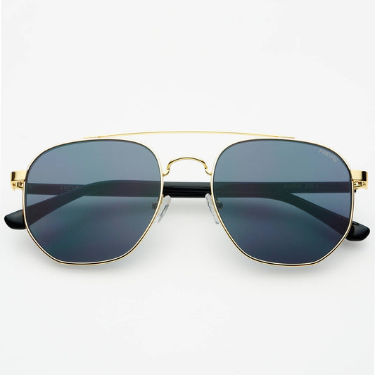 Austin Unisex Sunglasses : Gold / Gray