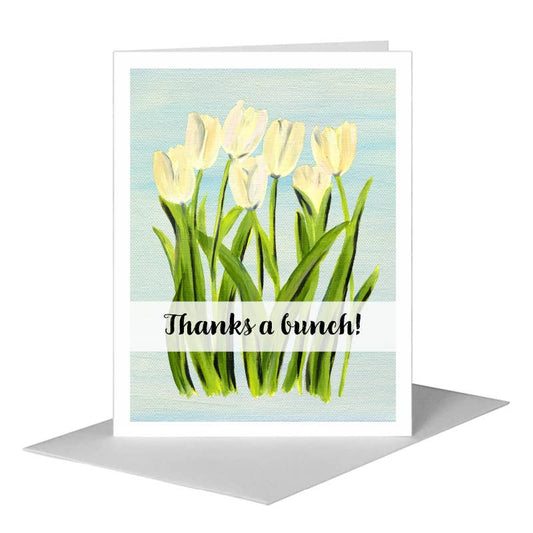 Tulipa Cultivar, Greeting Card (#7401D): A2 Card