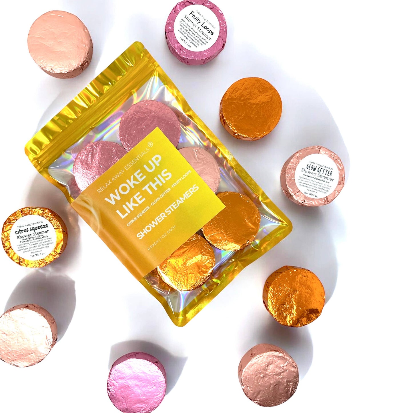 Woke Up Like This Shower Steamers 6 Pack - Made in USA