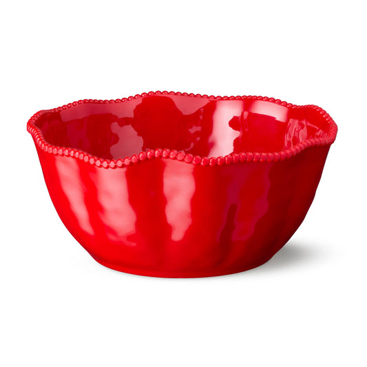 Perlette Red Melamine Deep Bowl