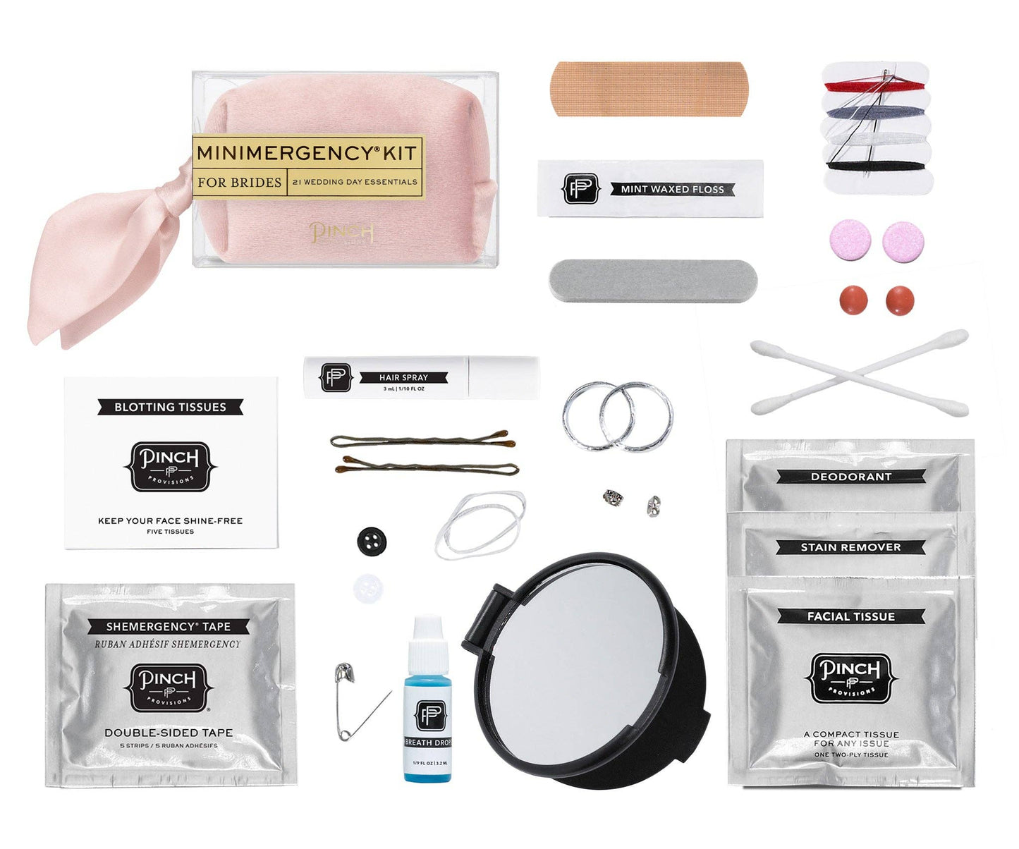 Velvet Minimergency Kit for Brides: Ivory