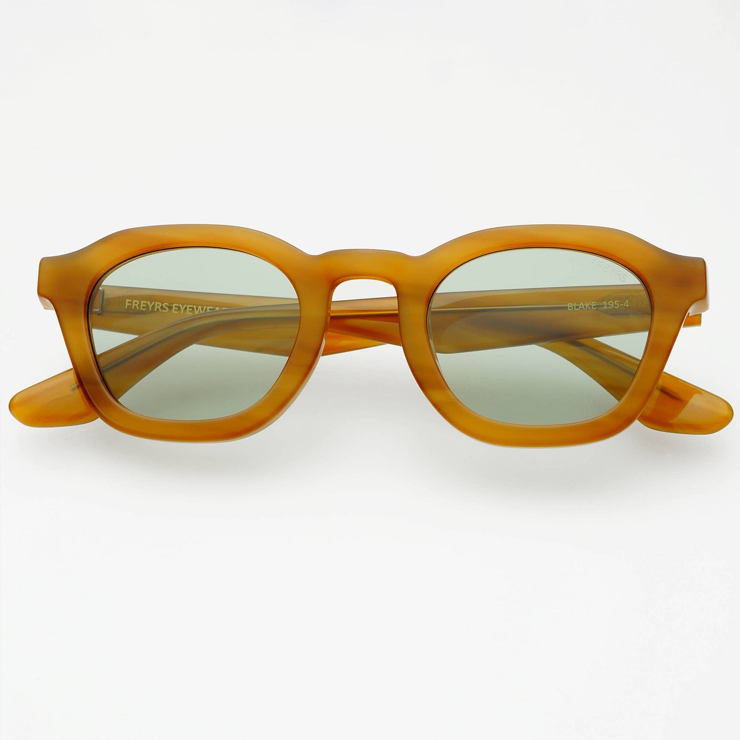 Blake Acetate Unisex Round Sunglasses   : Honey