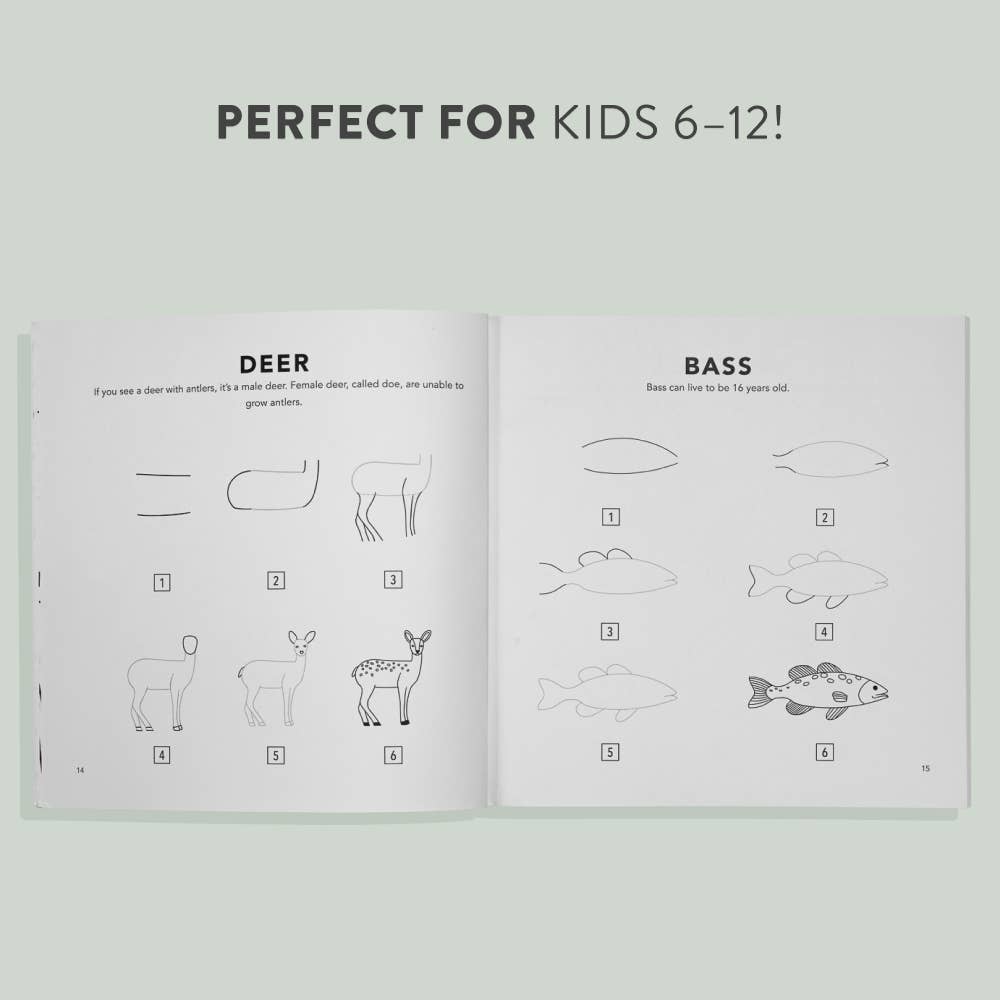 Mushrooms & Woodland Creatures: How to Draw Books for Kids