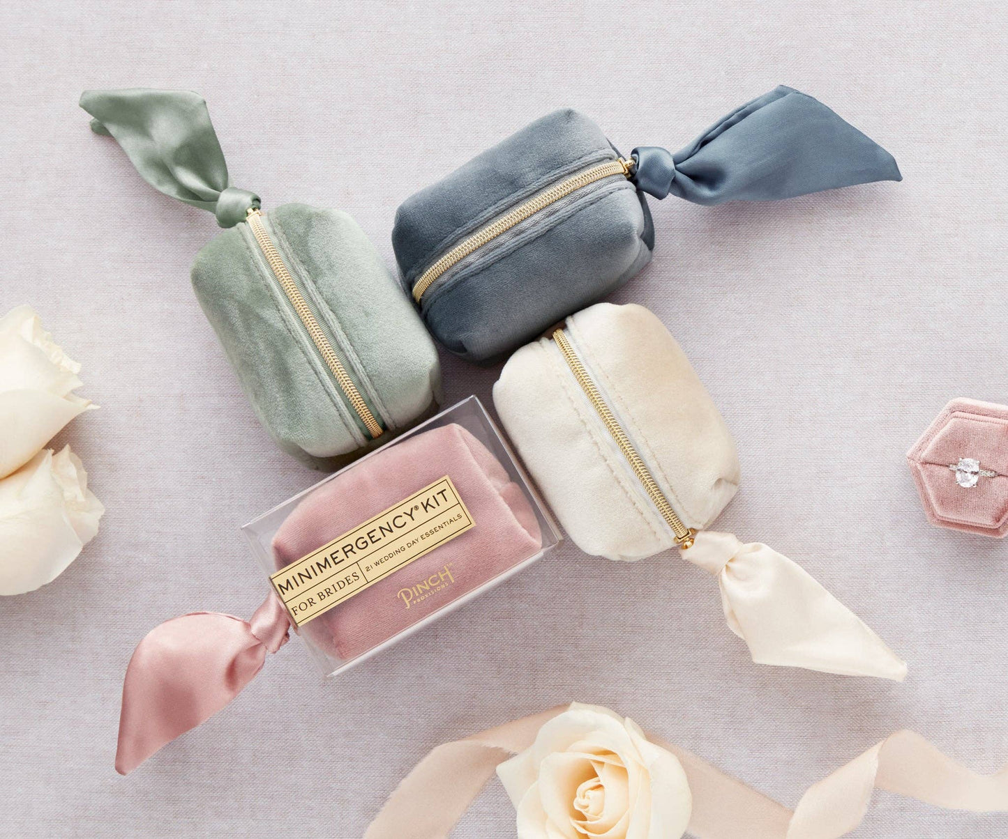 Velvet Minimergency Kit for Brides: Ivory