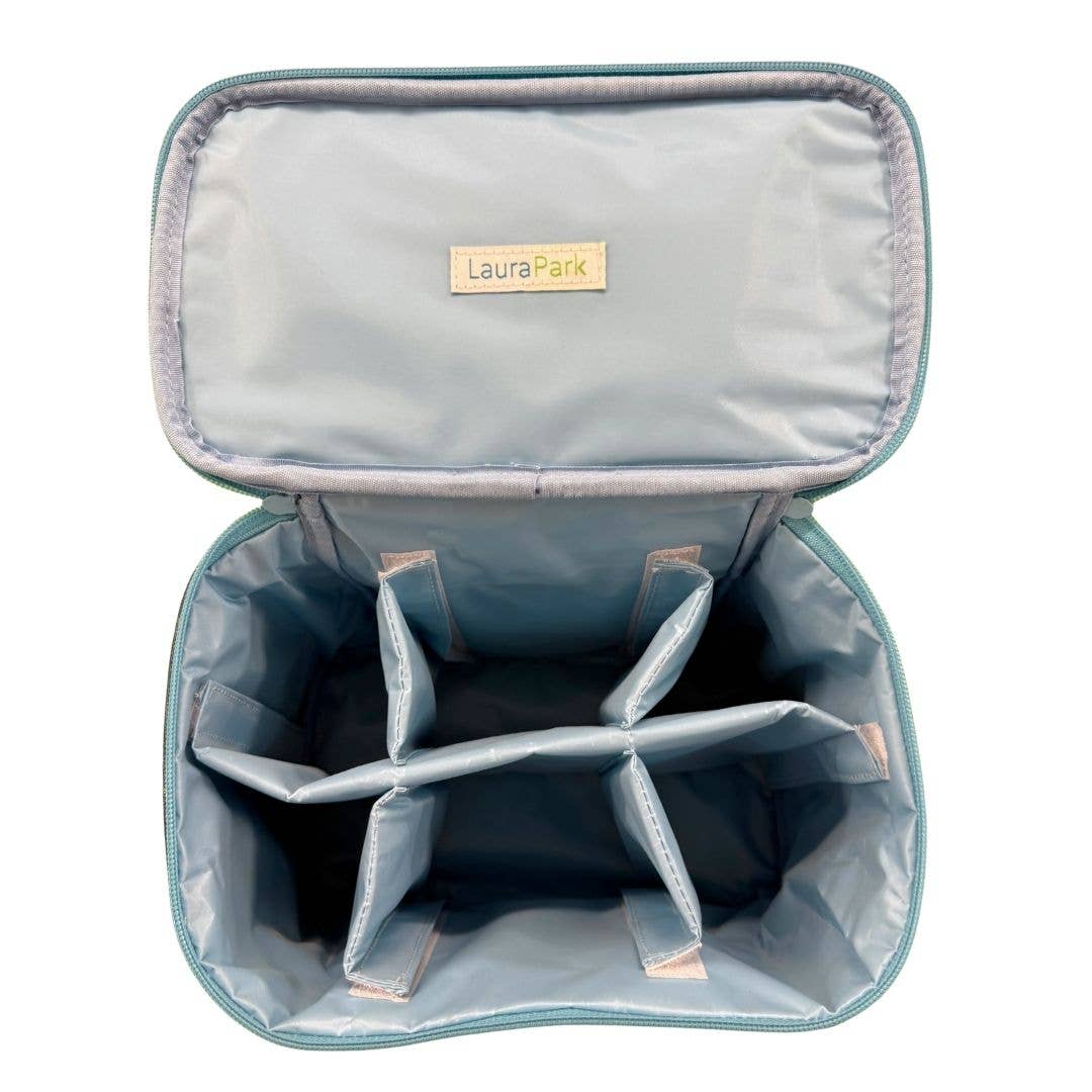 Rosemary Indigo Train Case: One Size