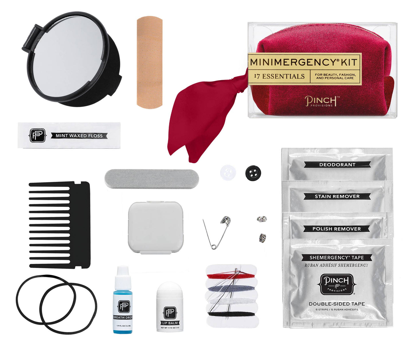 Velvet Scarf Minimergency Kit: Blush