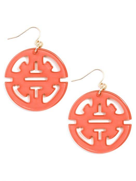 Traveling Resin Drop Earring: Black