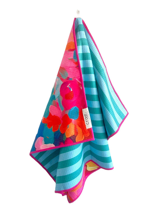 Crae Etching: Reversible Hand Towel: Multi / 19x29 in / Hand Towel