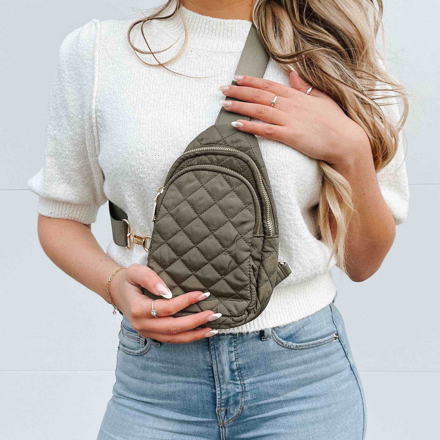 Pinelope Puffer Bum Bag: Camo