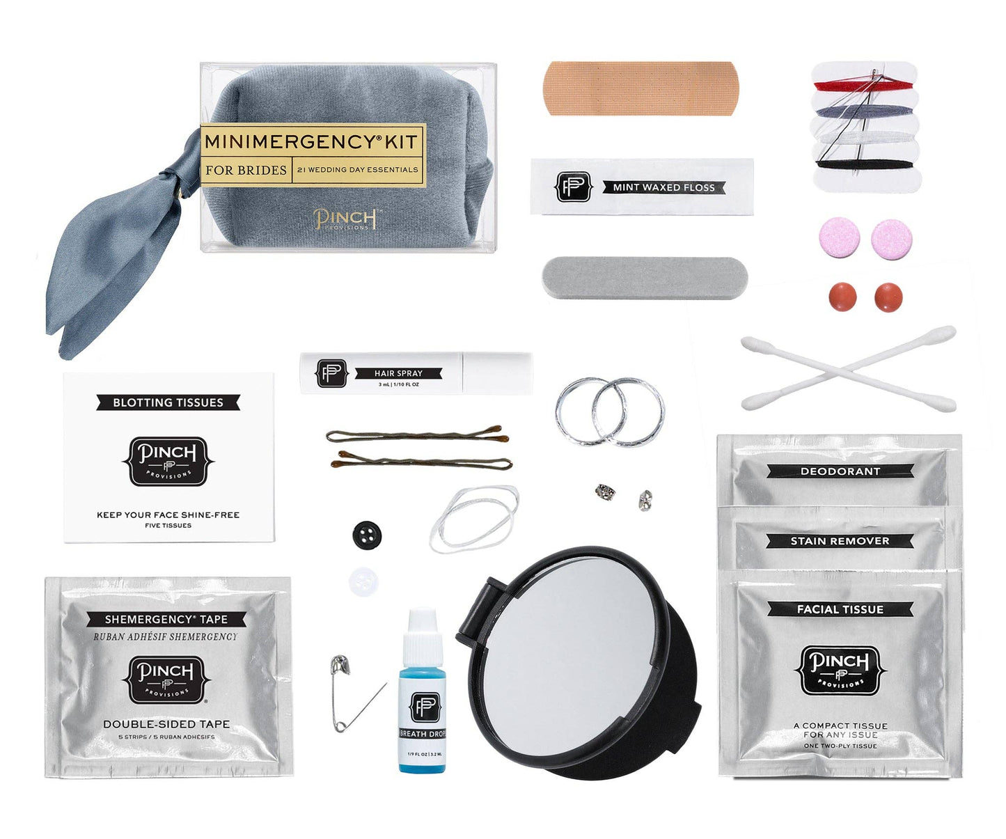 Velvet Minimergency Kit for Brides: Ivory