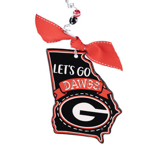 Let's Go Georgia Flat Ornament- Christmas Décor
