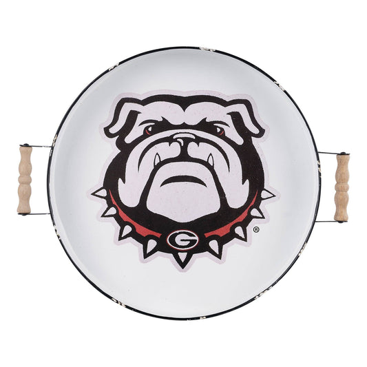 Go Dawgs Enamel Tray