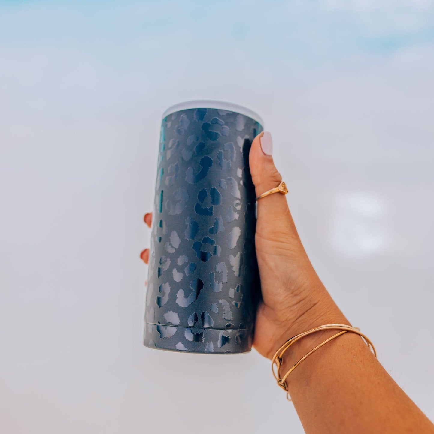 SIC Slim Can Cooler | Leopard Eclipse