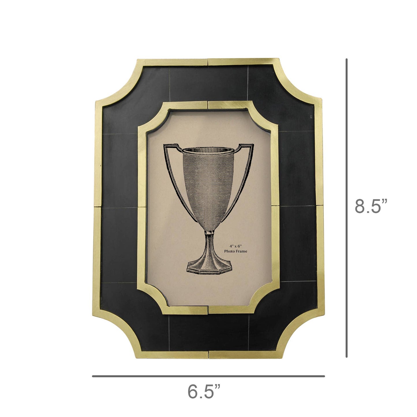 HomArt - Marbled Resin & Brass Frame - 4x6