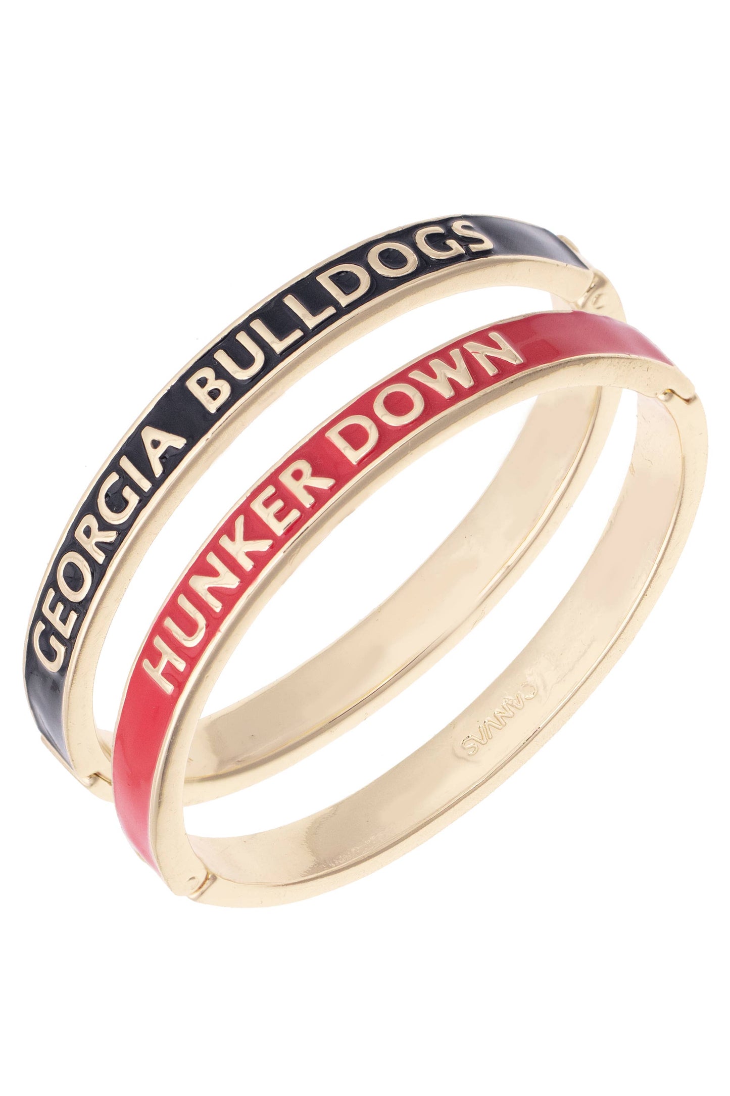 Georgia Bulldogs Skinny Enamel Hinge Bangle