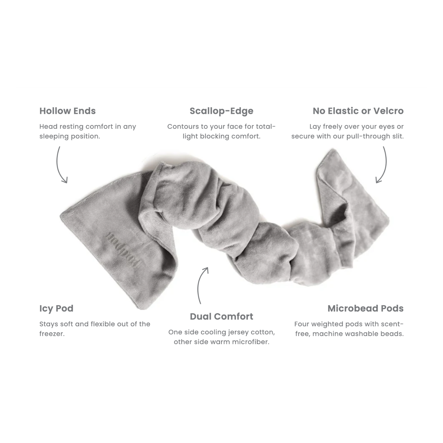 Nod Pod Wisteria Weighted Sleep Mask - Eye Mask