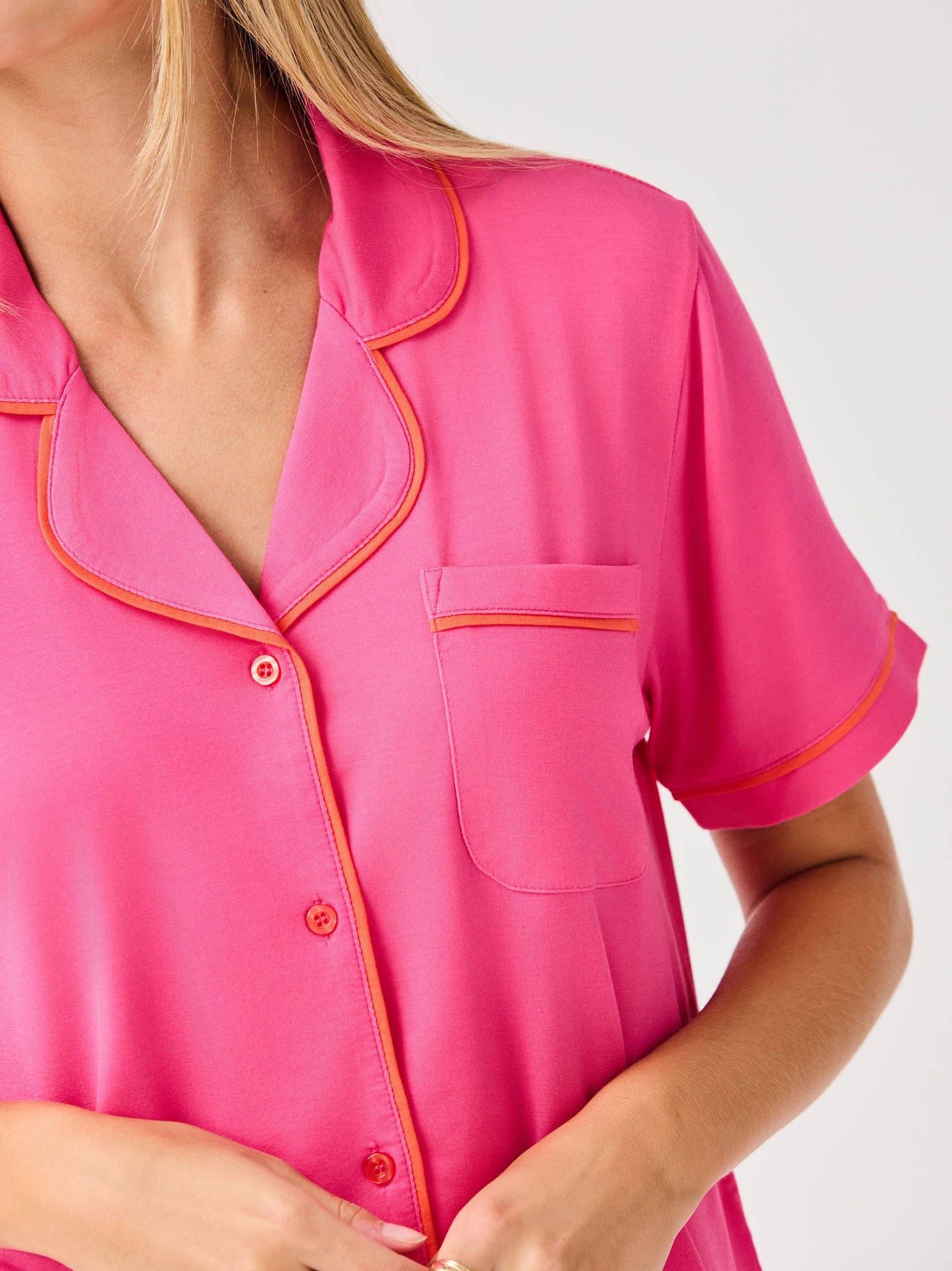 Women's Charlotte Pajama Shorts | Pink :