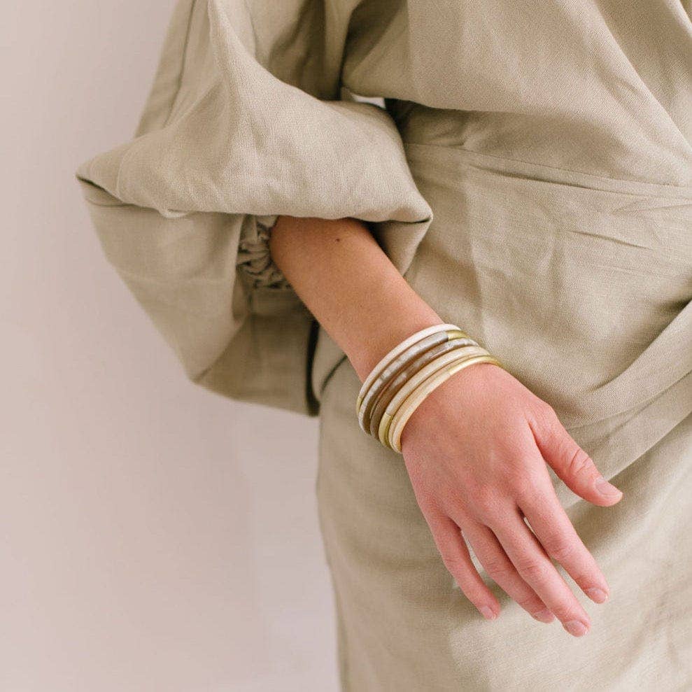 Metallic Gold Mix Bangle